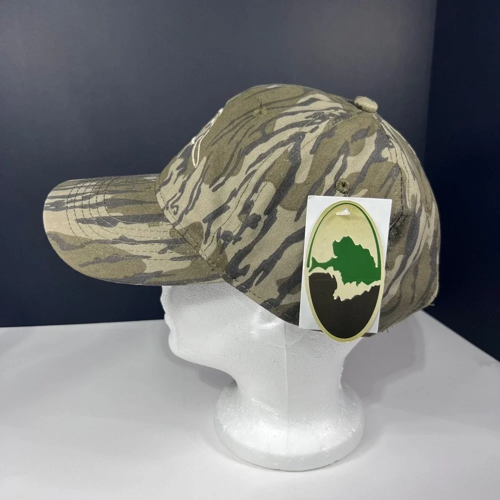 NWTs Ducks Unlimited Camo Baseball Hat Tiger Stripe Camouflage Adjustable Cap